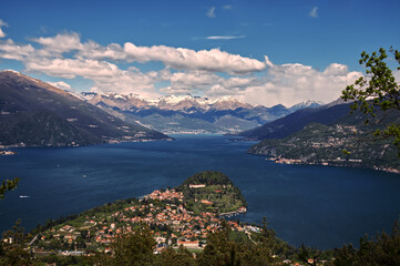 Panorama of Lake Como.