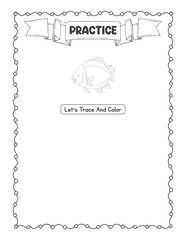 Ocean animals how to draw activity book for coloring page, How , Drawing , Whale, Shark, Dolphin, Fish, Octopus,