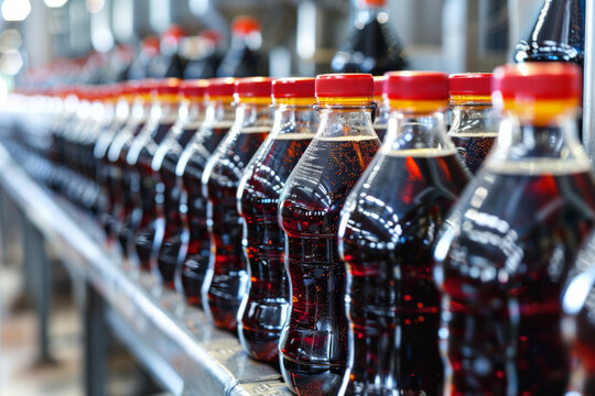 Plastic soda bottle beverage factory manufacturing line