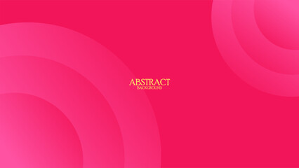 Magenta paper waves abstract banner design. Soft red elegant wavy vector background