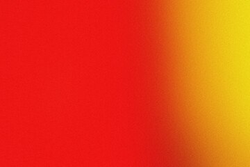 Highquality, grainy textured gradient shifting from red to yellow