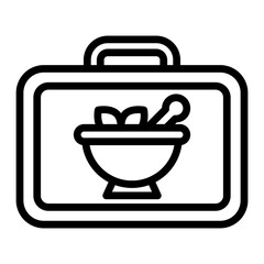 Herbs Bag Vector Filled Icon Design