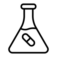 Chemical Vector Flat Icon Design