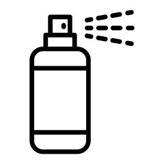 Spray Vector Flat Icon Design