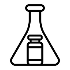 Pharmaceutical Vector Flat Icon Design