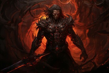 A vengeful and relentless avenger, driven by a burning desire for justice and retribution. - Generative AI