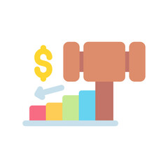 Obraz premium Bankruptcy Icon