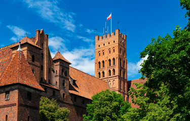 Malbork Castle, capital of the Teutonic Order in Poland