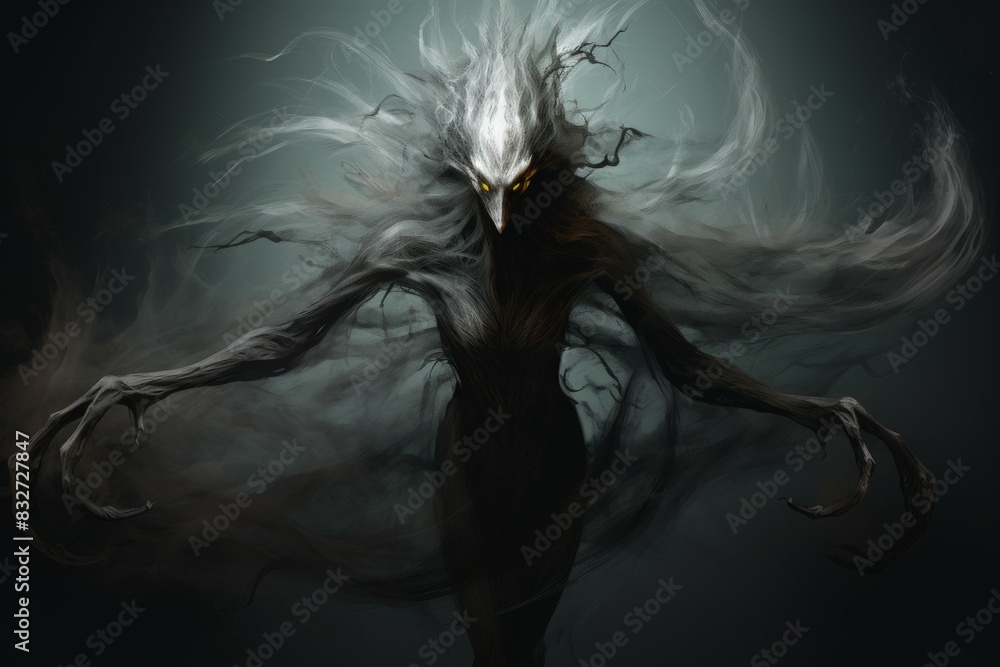 Wall mural a mysterious and elusive shape-shifter, able to assume the form of any creature they encounter. - ge