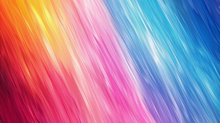 A colorful, rainbow-colored line with a blue stripe