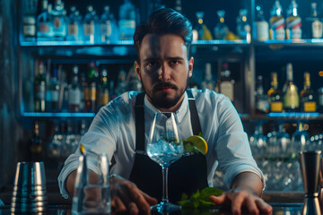 Professional luxury waiter
