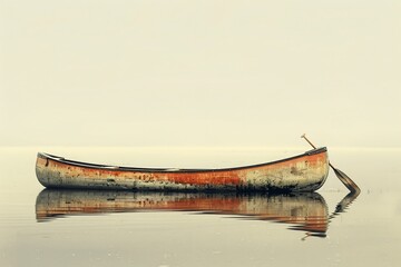 Small boat in water