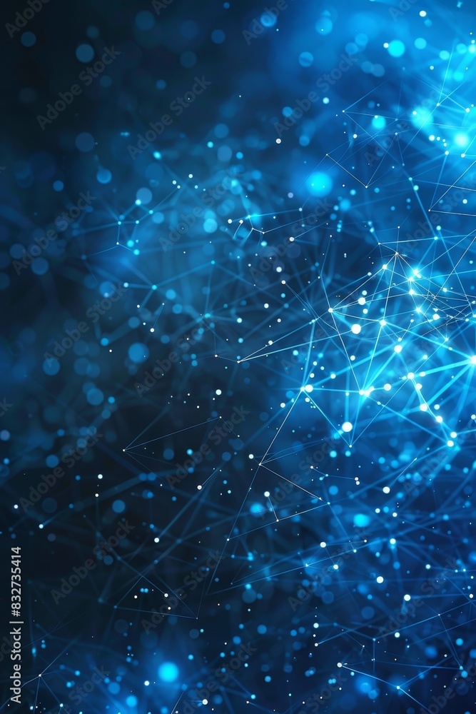Poster abstract cloud connection technology background
