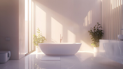 A bathroom with a white tub and a white sink