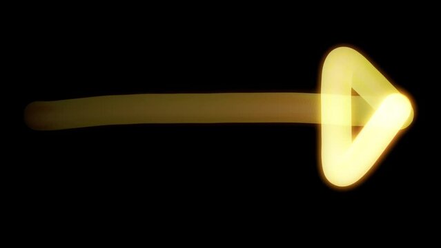 Light Painting Element -Arrow sign Direction