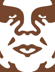 illustration of a mustache