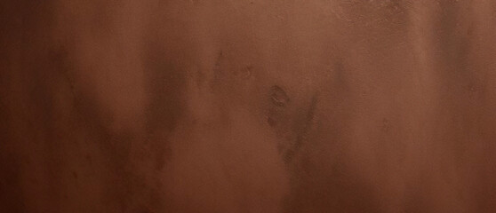 Fototapeta premium Brown background with grunge texture, watercolor painted mottled brown background with vintage marbled textured design on cloudy sepia brown banner, distressed old antique parchment