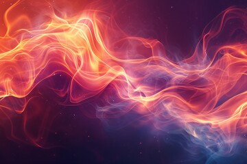 Detailed fire on black background