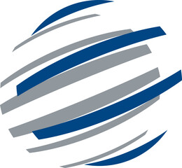 set of blue and white flags