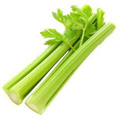 Celery sticks isolated on transparent background. Generative Ai. 

