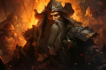 A legendary and feared pirate captain, commanding a crew of cutthroats and plundering the high seas. - Generative AI