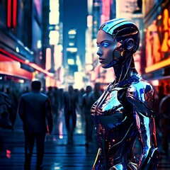technology role in the world in the future, cinematic