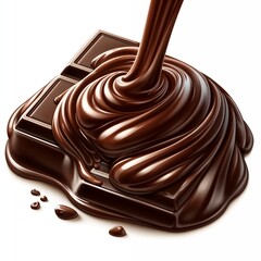 Chocolate Bar With Chocolate Swirl
