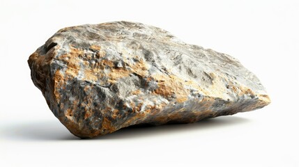 Fototapeta premium White background with a rock