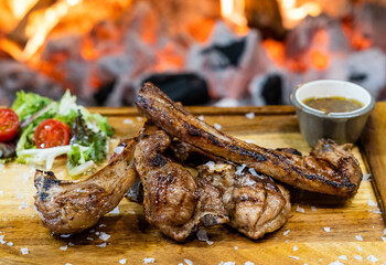 Cortes de ternera argentina de calidad suprema, a la brasa.