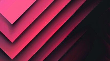 Fototapeta premium A stack of pink blocks resembles steps. The background has an abstract theme.