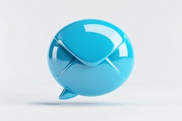 A round blue object with a push button