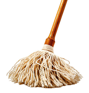 recommend clip art: Mop on transparent isolated background