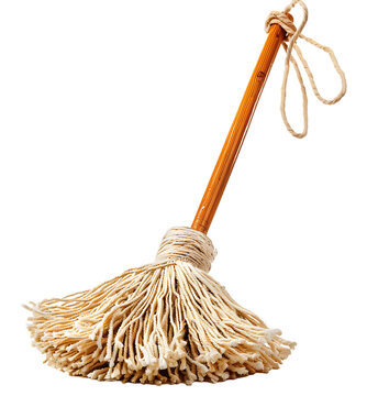 recommend clip art: Mop on transparent isolated background