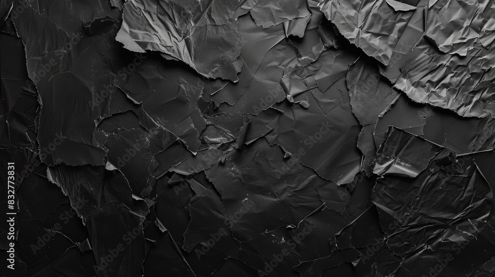 Poster black mat. abstract dark paper gradient for background texture