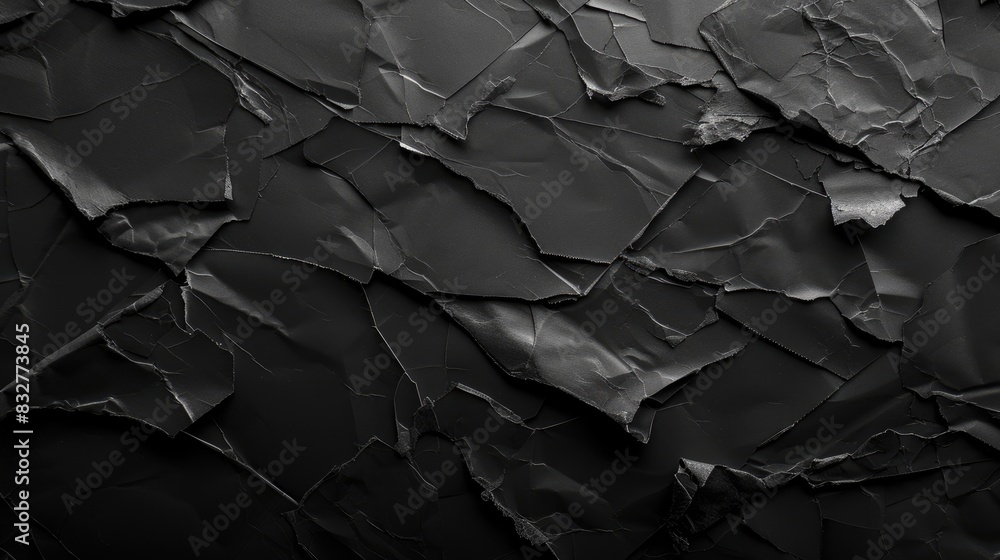 Poster black mat. dark paper texture gradient background for abstract grunge design