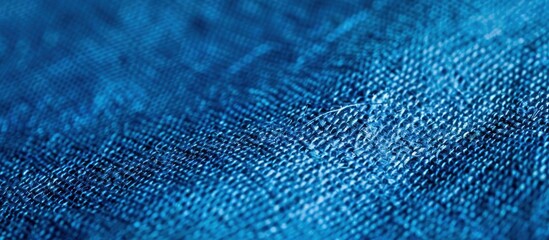 Wavy fabric in blue color.