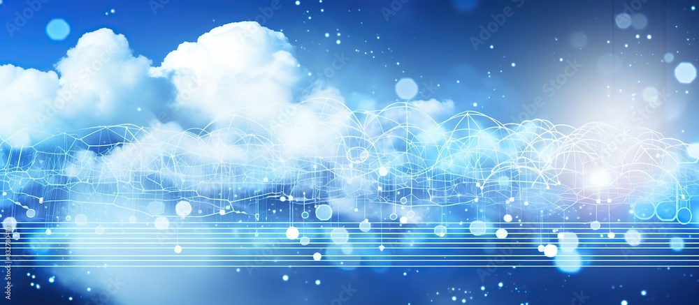 Aufkleber cloud and edge computing technology.