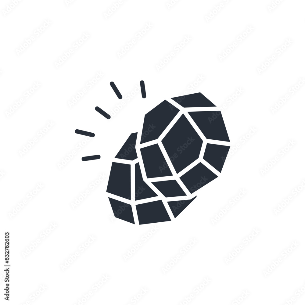 Poster ore icon. vector.editable stroke.linear style sign for use web design,logo.symbol illustration.