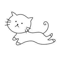 cute cat doodle