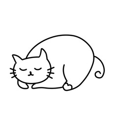 cute cat doodle