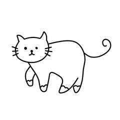 cute cat doodle