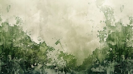 Vibrant green and white watercolor explosion for design backdrop