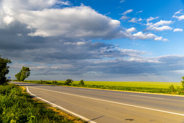 road in the countryside