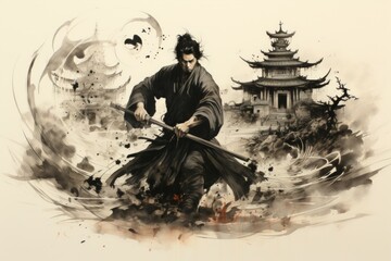 A fierce and deadly duelist, engaging in graceful combat with a rapier and unparalleled skill. - Generative AI