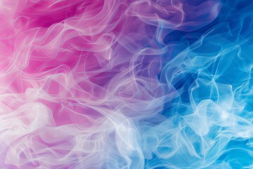 Fototapeta premium Ethereal dreamscape abstract swirling gradients in blue, pink, and purple with polished texture