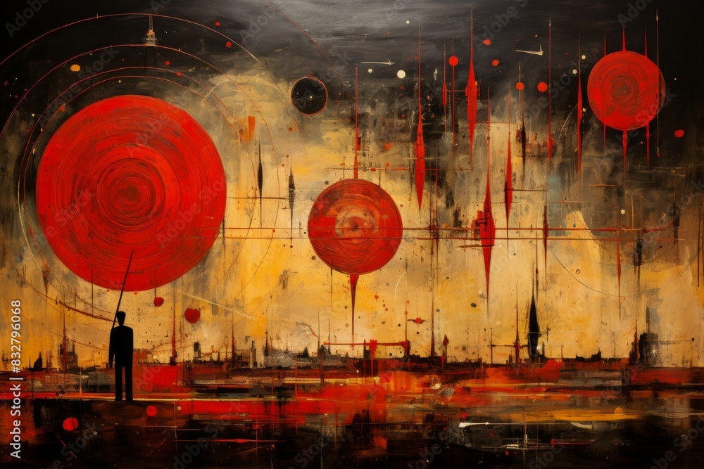 Canvas Prints a master of archery, striking distant targets with unparalleled accuracy. - generative ai