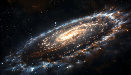 Naklejka premium Texture of galaxy texture background