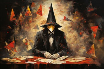 A cunning and manipulative spy, gathering information and infiltrating enemy ranks. - Generative AI