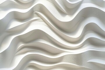 Obraz premium A white background with the texture of wavy sand patterns