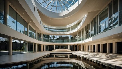 Obraz premium the elegance and sophistication of modern architecture and design 